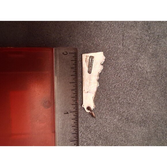 Vintage Delaware State Dangle Charm Metal Travel Souvenir - Picture 2 of 2